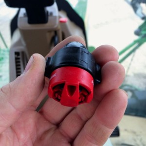Double-sided nozzles are becoming the design of choice when these farmers spray fungicides.