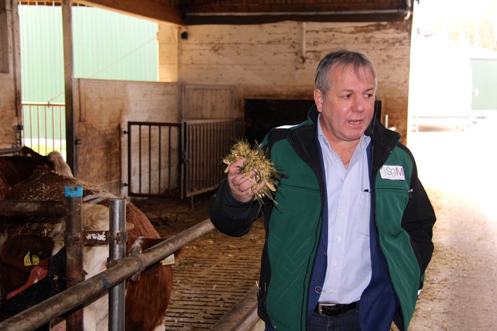 Dr. Alfons Bauschmidt describes how the farm finishes 500 head of feeder cattle each year.