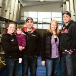 Vital to the move’s success was the
transition to the next generation, with
Mary Ann, Nadine and Joe Doré, and Amanda and Graham Johnston.