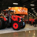 Kubota tractor at a farm show