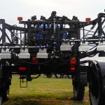 A crop sprayer equipped with Pattern Master.