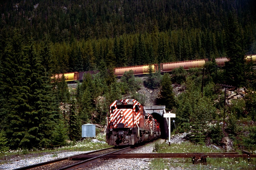 Spiral Tunnels east of Field, B.C.
