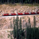 a train on Rogers Pass