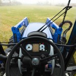 Both the T6 and TS6 cabs offer improved visibility with more glass area square footage to make loader work easier.