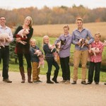 The Mike and Amy Cronin with their family.