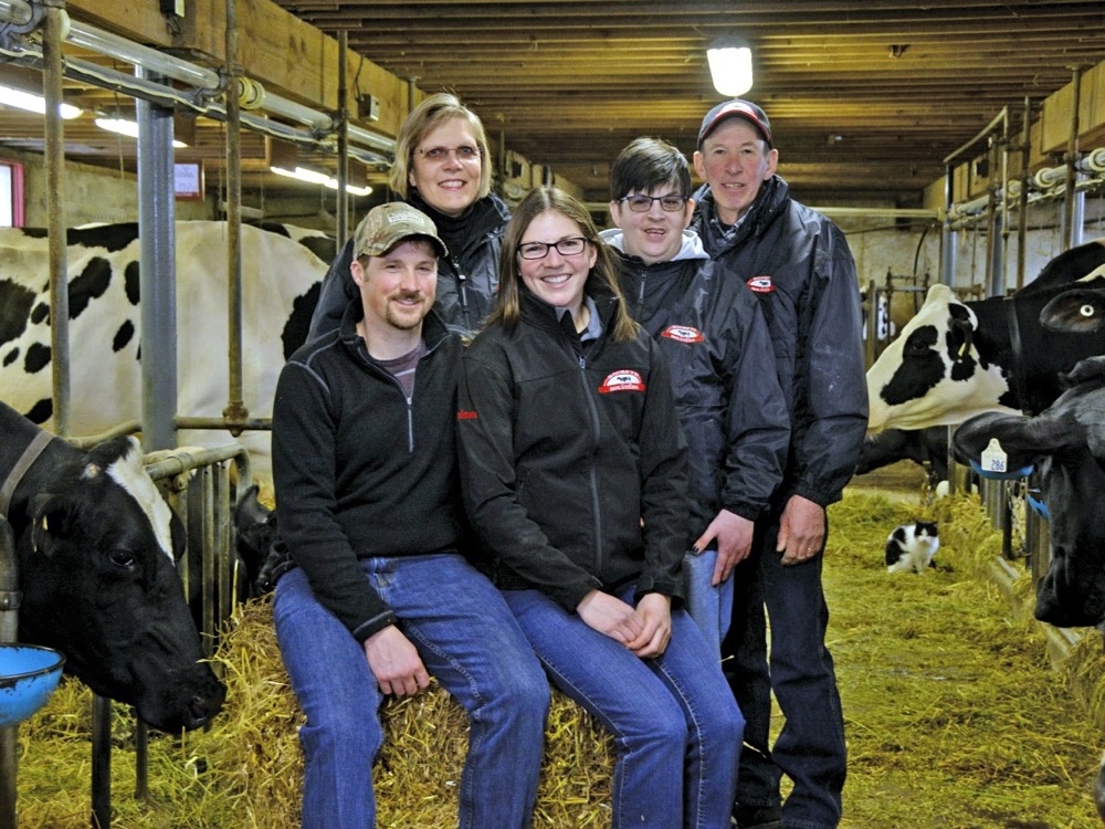 Despite higher costs, Canada can be competitive through higher productivity and diversification, say Cam and Stephanie Murphy, front, with her mother Carol, sister Lacey and father Dean.