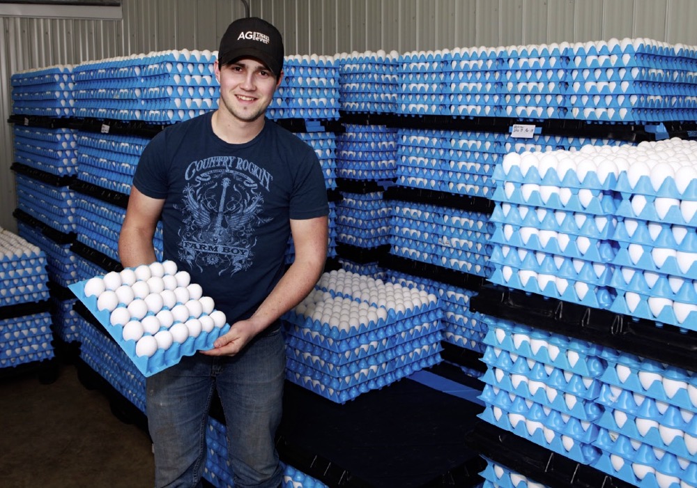 Supply management gives income certainty to Blake Jennings. 