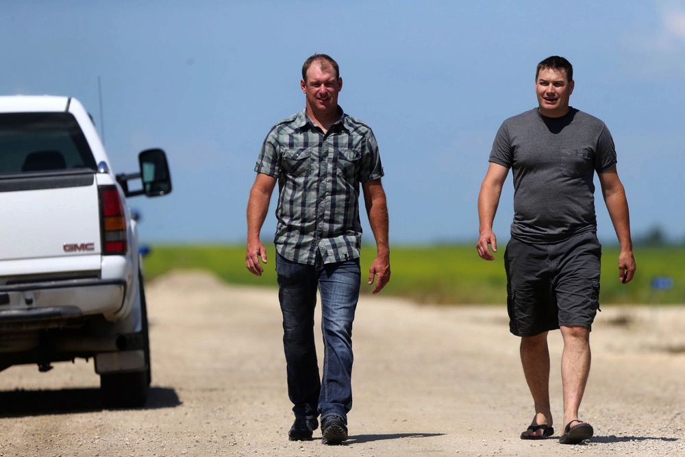 We know we built something of value,” says Boonstra (r), with Braun. “That’s a skill we learned through farming.”