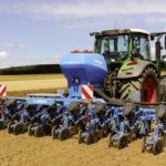 Lemken’s new Azurit 9 planter is being introduced in Europe this year. The brand expects to offer a 16 row version in Canada in
the future.
