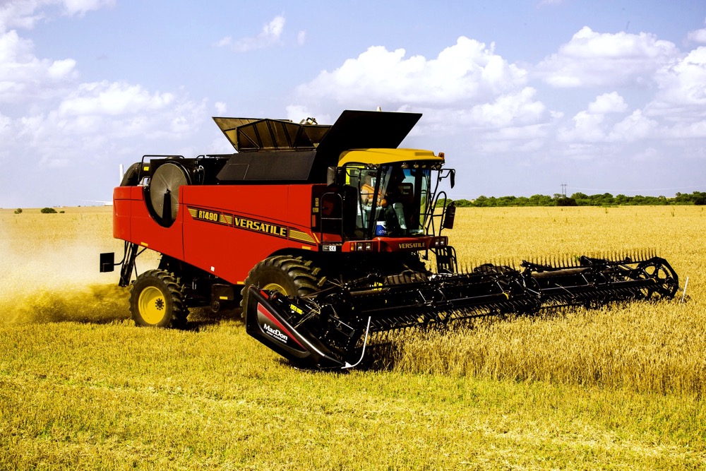 The retro Versatile colours are attracting widespread notice, just as the company planned. 