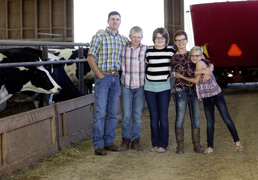 The Brousseau family of St. Paul, Alta.