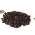 Figure 2: Berries were sorted out of the oat sample and weighed, revealing that the nightshade berries comprised one per cent of the total sample weight.