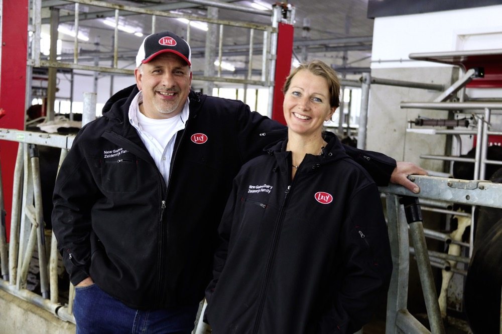 Nicolaas and Wilma Zeldenrijk operate one of the most technologically advanced farms in Canada, with automated feeding, milking and bedding.