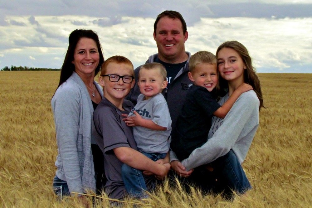 "The mentality has changed,” says Ian Boxall, above with Lisa and family. It’s no longer just a farm in the public’s eyes. “We’re business owners.”
