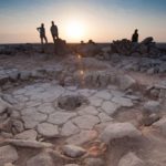 The fireplace where the bread was found is in the middle of this stone structure at the Shubayqa 1 site. (Alexis Pantos photo, News.ku.dk)
