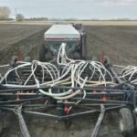 Brendan Uruski snapped this photo of his seeding work at Arborg, Man. on May 24. Many farmers in the province are rethinking some cropping plans as crop insurance deadlines approach. (Photo courtesy Brendan Uruski)
