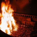 Biomass pellets burn in a boiler furnace chamber. Nova Scotia’s COMFIT program offered 17.5 cents/kWh for electricity generated from local-level biomass plants. (Matt Myers photo courtesy ARS/USDA)