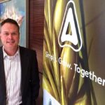 Andrew Mann, CEO of Adama’s Canadian arm, announced the company’s rebranding from MANA Canada in 2014. (Dave Bedard photo)