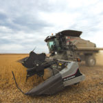 AGCO’s 9255 flex Draper header is capable of changing from small grains to soybeans with minimal in-cab adjustments.