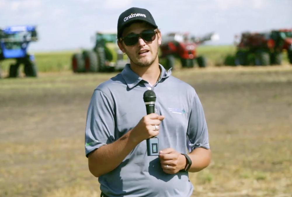 VIDEO: Get in (the sprayer seat) and drive