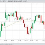 CBOT March 2019 soybeans with 20-day moving average. (Barchart)