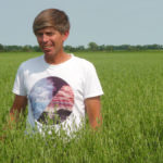 Jim Dyck in a field of ORe3541M oats at Sanderson farm near Portage la Prairie, Man., in 2017.