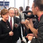 Ag Minister Marie-Claude Bibeau speaks to media at Cigi in Winnipeg on March 13, 2019. (Dave Bedard photo)