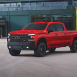 A full-sized Silverado made out of LEGO blocks was built by school students to help publicize the Silverado and “The LEGO Movie 2: The Second Part.”