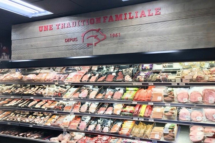 F. Menard’s retail butcher shop at Ange-Gardien underwent a major renovation in July 2018. (FMenard.com)
