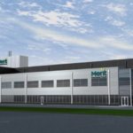 An artists’ rendition of the Merit Functional Foods plant under construction in Winnipeg. Merit also recently picked up support from research “supercluster” Protein Industries Canada to help further develop pea and canola proteins. (Meritfoods.com)