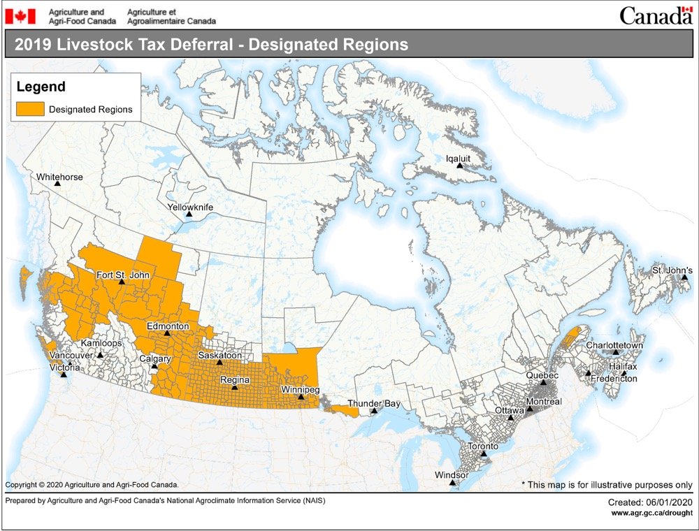 More tax deferral zones announced for ranchers