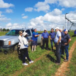 A Living Lab tour in September 2019. Researchers are designing their programs using information they’ve heard directly from producers.