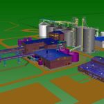 Excerpt from a digital rendition of Cargill’s proposed $350 million canola crushing plant proposed for the Regina area. (Image courtesy Cargill)