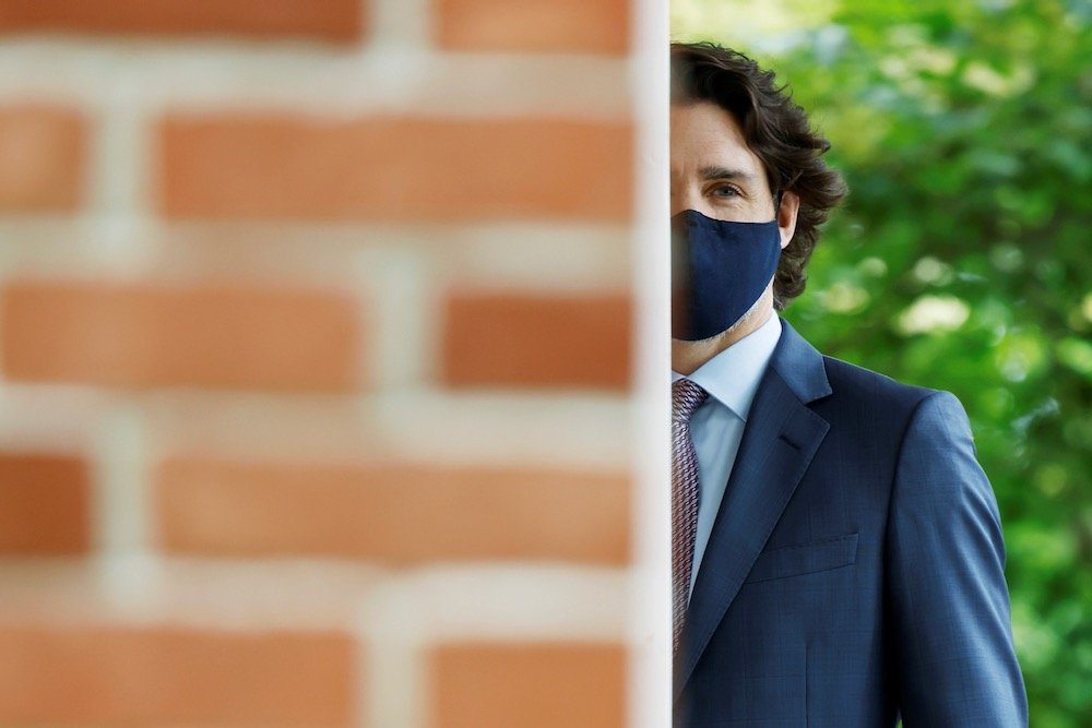 Prime Minister Justin Trudeau leaves a news conference at Rideau Cottage in Ottawa on June 25, 2021. (Photo: Reuters/Blair Gable)
