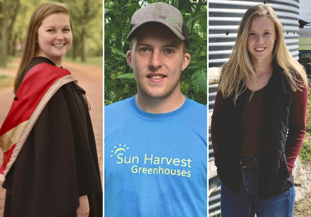 From left: Monique Benedict, Kieran Shannon, Lindsay Forbes.
