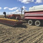 With his Väderstad Tempo L 24 planter, Edmund Rath from Rolla, B.C., says he gets around 90 per cent canola seed emergence.