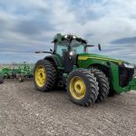 John Deere’s 8R autonomous tractor is pictured at Jensen Test Farm at Bondurant, Iowa, just northeast of Des Moines, on April 28, 2022. (Photo: Reuters/Bianca Flowers)