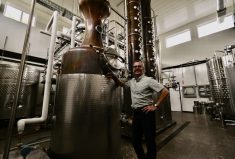 John Cote is co-owner and head distiller at Black Fox Farms and Distillery.