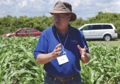 Clarence Swanton says healthy soil is one of the keys to reducing the effects of climate change.