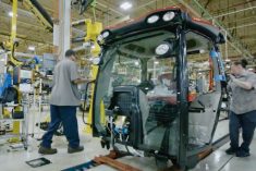 Screengrab from a CNH promotional video of its Magnum tractor assembly plant at Racine, Wisconsin. (CNH video)