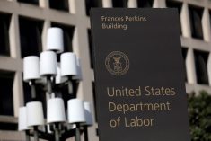 External view of the U.S. Department of Labor headquarters in Washington, D.C. on Aug. 30, 2020. (File photo: Reuters/Andrew Kelly)