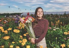 Sophie Foster, owner of Rising Roots Farm.