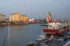 File photo of grain silos and other buildings at harbourside at Saint Nazaire on France’s west coast. (Sissoupitch/iStock/Getty Images)