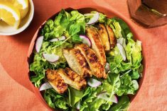 A chicken salad featuring Upside Foods’ cell-cultivated meat. (UpsideFoods.com)