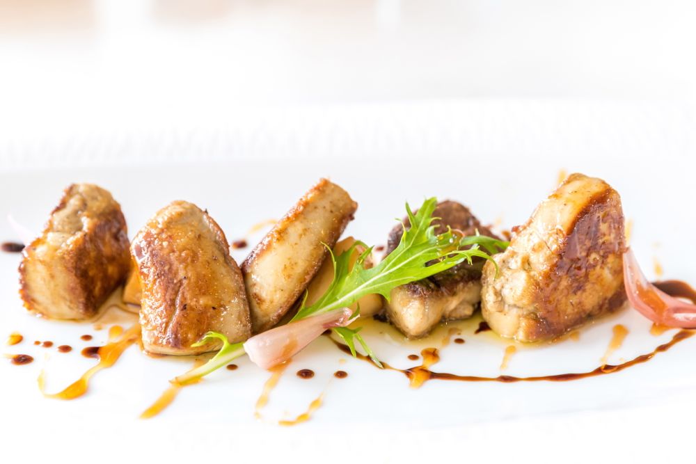 Fried foie gras, grilled. (Vichie81/iStock/Getty Images)
