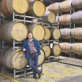 Shawn Moen at McLaren Vintners, a large-scale winemaking facility specializing in professional custom and contract production. McLaren Vale, South Australia.