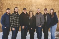 Left to right: Ryley Schmitt, Taylor Schmitt, Barry Schmitt, Nancy Schmitt, Tyler Schmitt, Ronan Schmitt, Rayelle Schmitt.