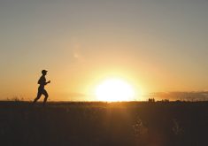 “I was just a farmer running a farm,” says Stuart Chutter, above. “Then one day I went for a run... I found so many solutions on a gravel road, running.”