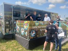 Launch of AMC’s mobile skills lab at AIM 2024.