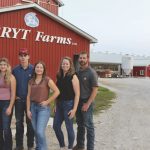 "For our family, for our farm... it’s a different way of setting goals." – Dave Bryson (right).